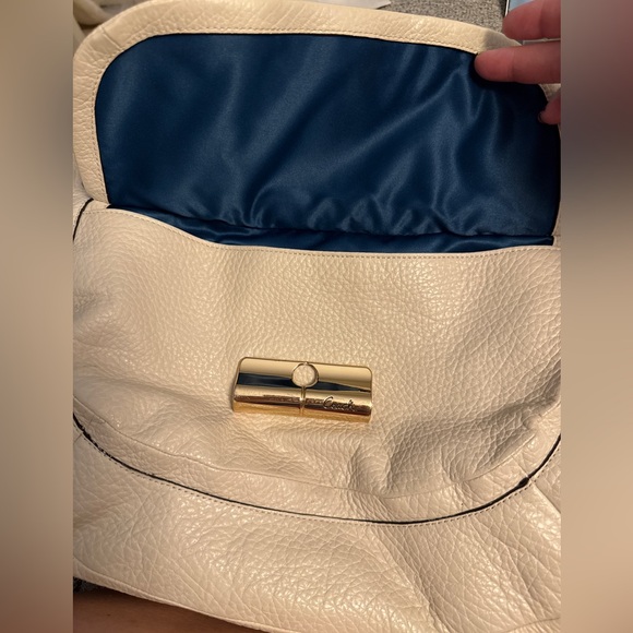 EUC Coach “Kristin Sage” satchel in ivory with brass hardware style# 18280 - Picture 8 of 12